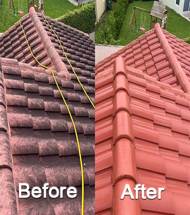 Mr. Clean Roof Cleaning (Before-After)